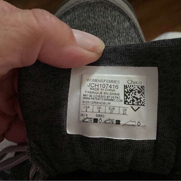 NWOT Chaco Kanarra Emmes Sneakers in gray SZ 6. - Picture 8 of 14